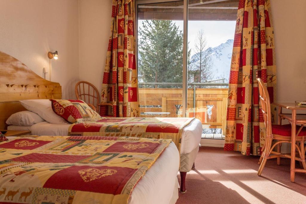 Hotel Adret Les Deux Alpes Oda fotoğraf